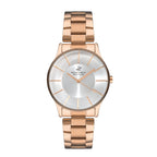Beverly Hills Polo Club Rose Gold Silver Sunray Dial Watch – BP3286X.430