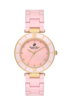 Beverly Hills Polo Club Ceramic All Pink Diamond Watch – BP3586X.180