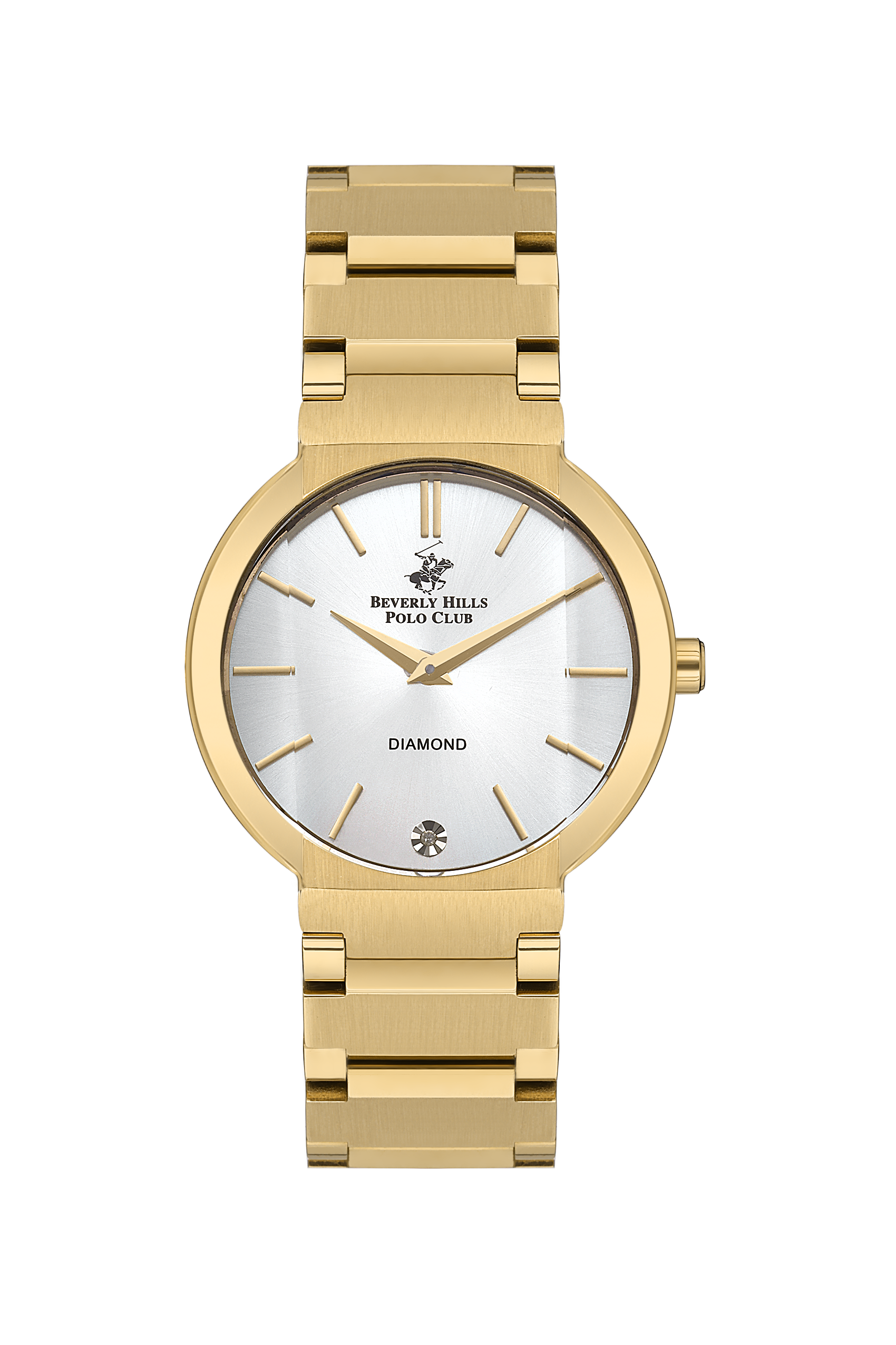 Beverly Hills Polo Club All Gold White Dial Diamond Watch – BP3568X.120 Main image