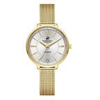 Beverly Hills Polo Club Gold Mesh Diamond Watch – BP3312X.130
