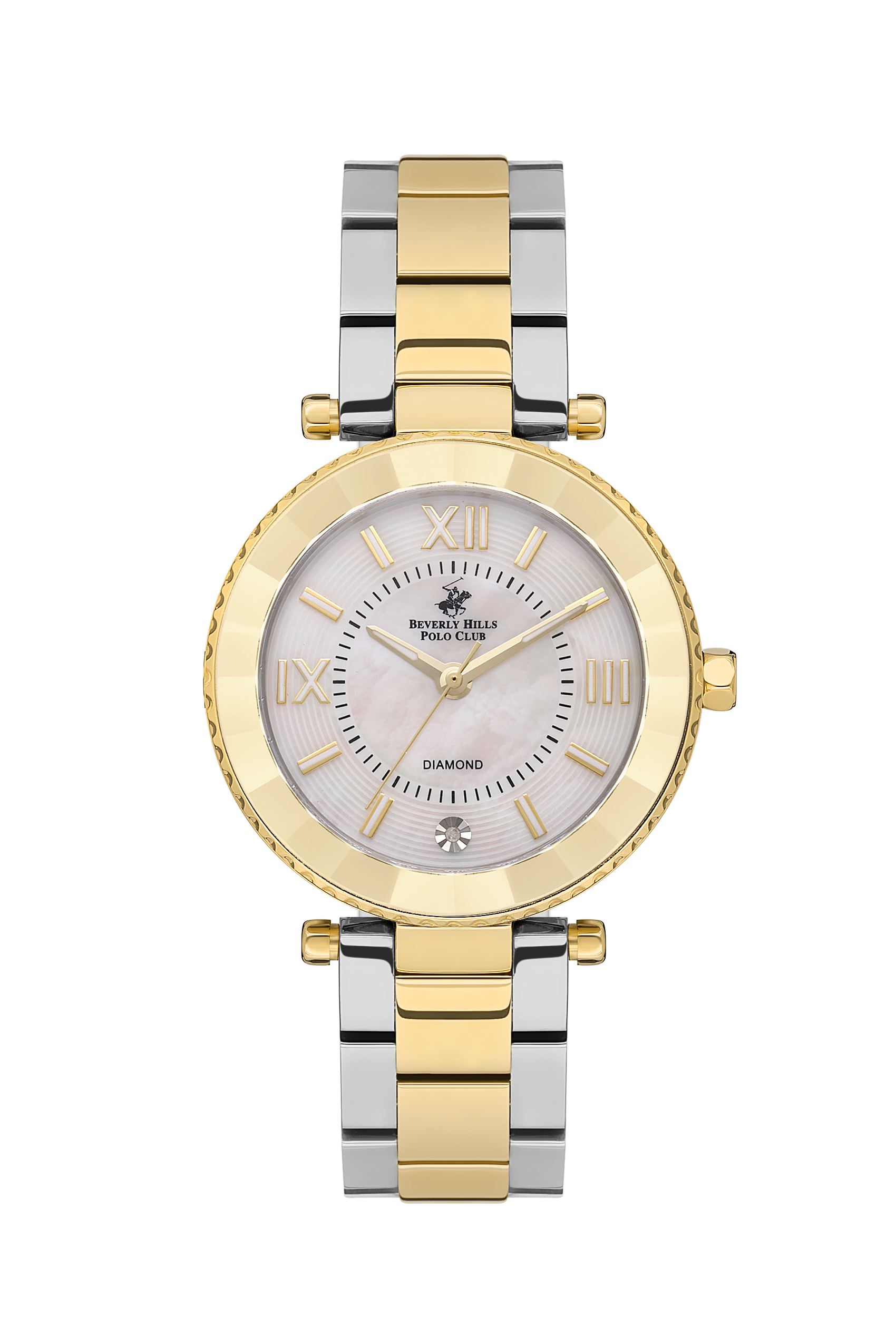 Beverly Hills Polo Club Mother Pearl Diamond Watch – BP3566C.220 Main image