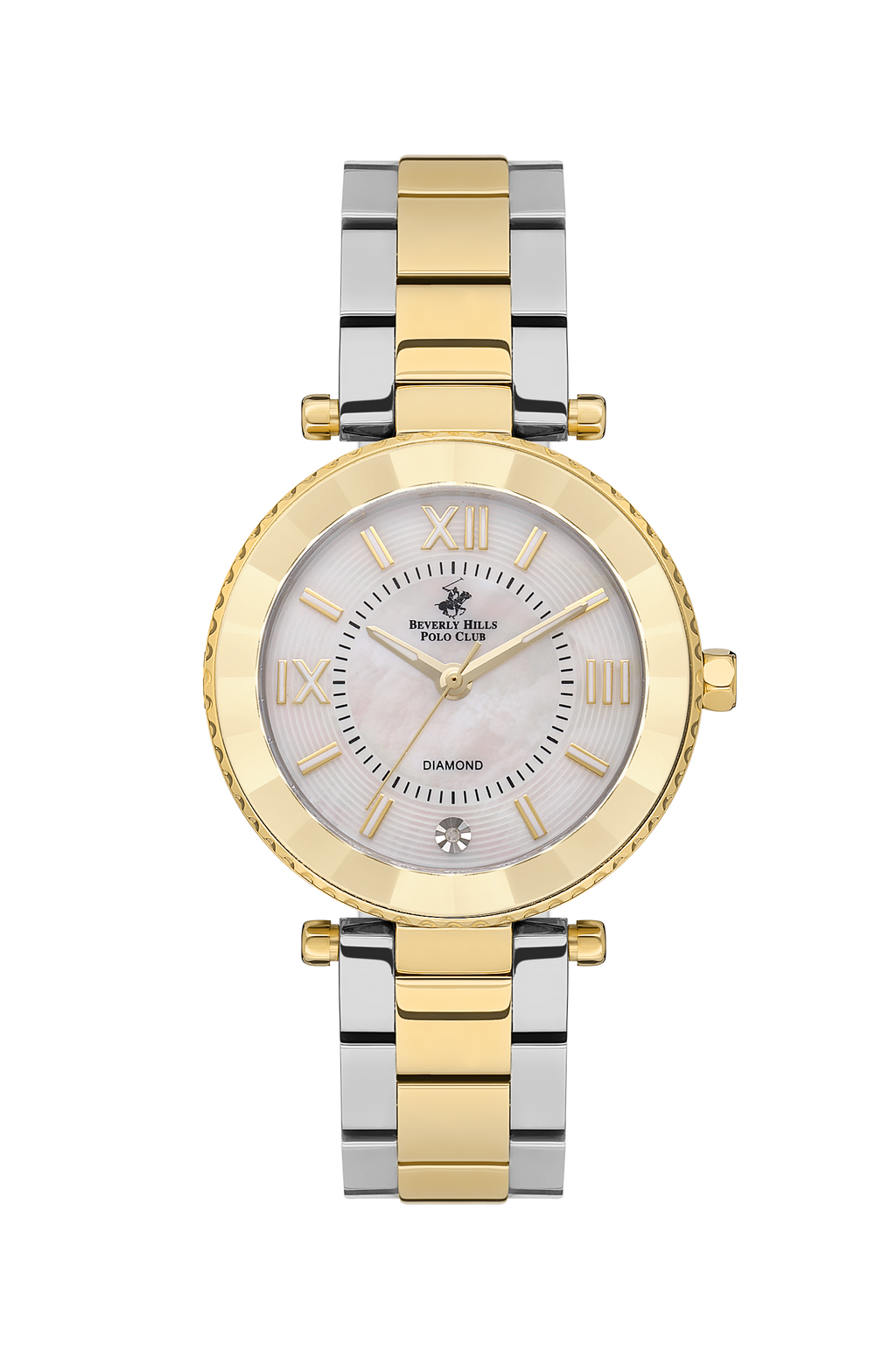 Beverly Hills Polo Club Mother Pearl Diamond Watch – BP3566C.220