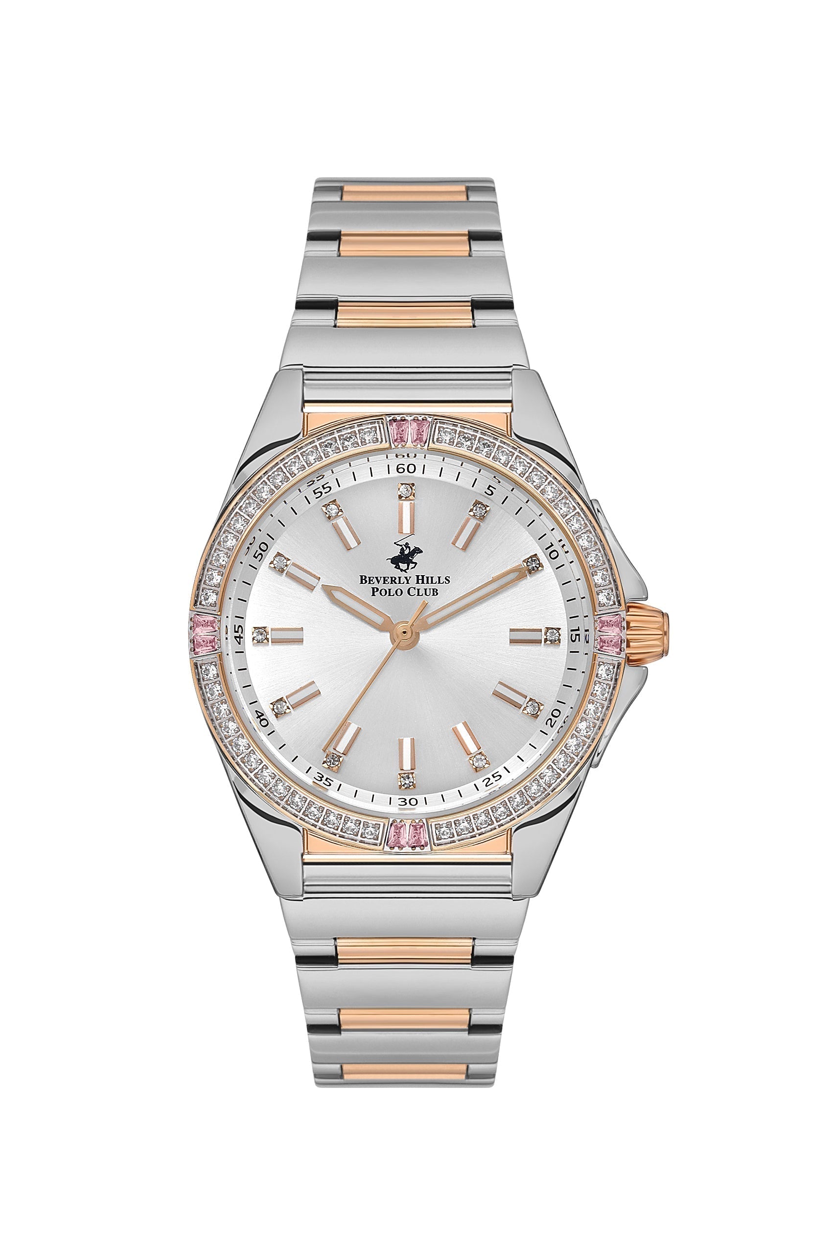 Beverly Hills Polo Club Two-Tone Diamond Watch – BP3587C.530 Hoofdafbeelding