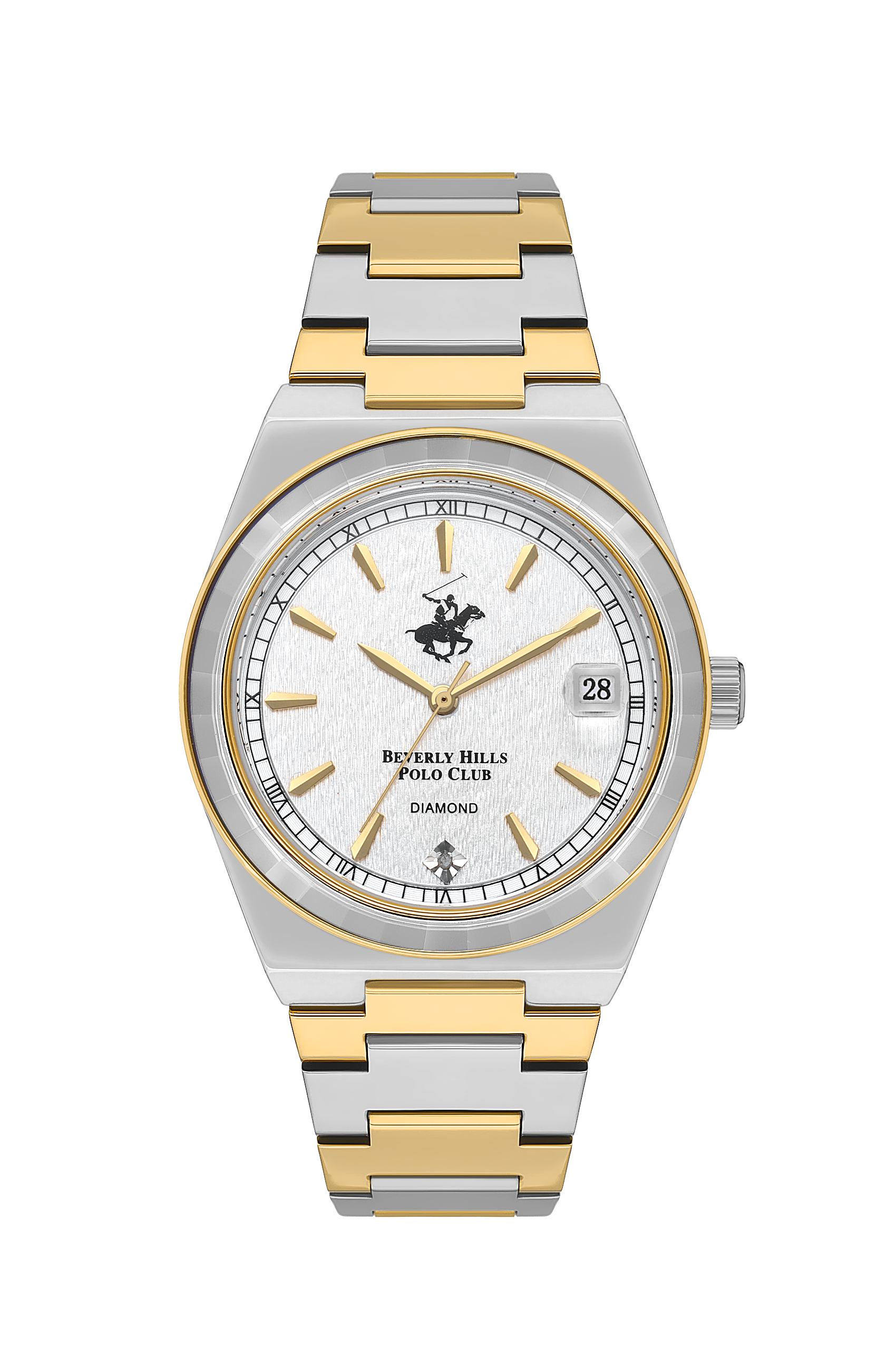 Beverly Hills Polo Club Two-Tone Diamond Date Watch – BP3562C.230 Main image