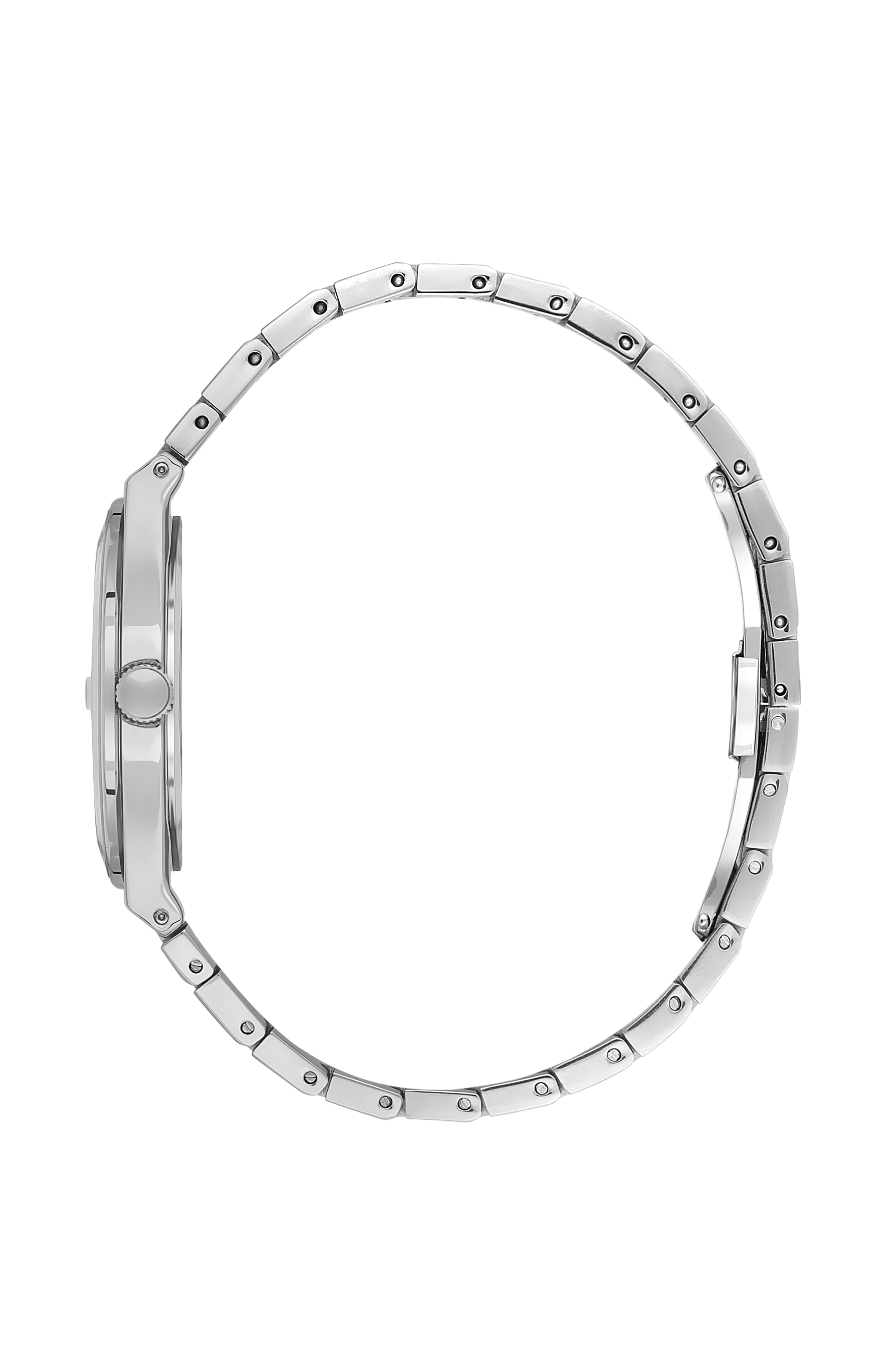 Beverly Hills Polo Club White Dial Diamond Silver Date Watch – BP3562C.330