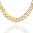 Big Daddy 12MM Bling Cuban Link Gold Iced Out Chain