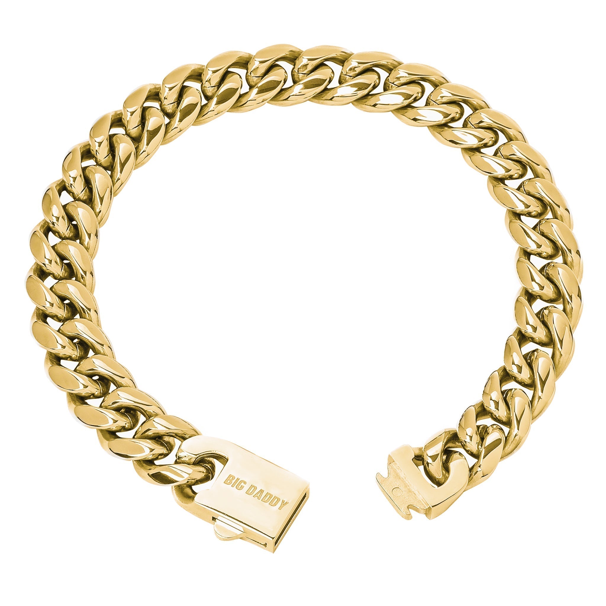 Big Daddy 12MM Cuban Link 18K Gold Bracelet Secondary image