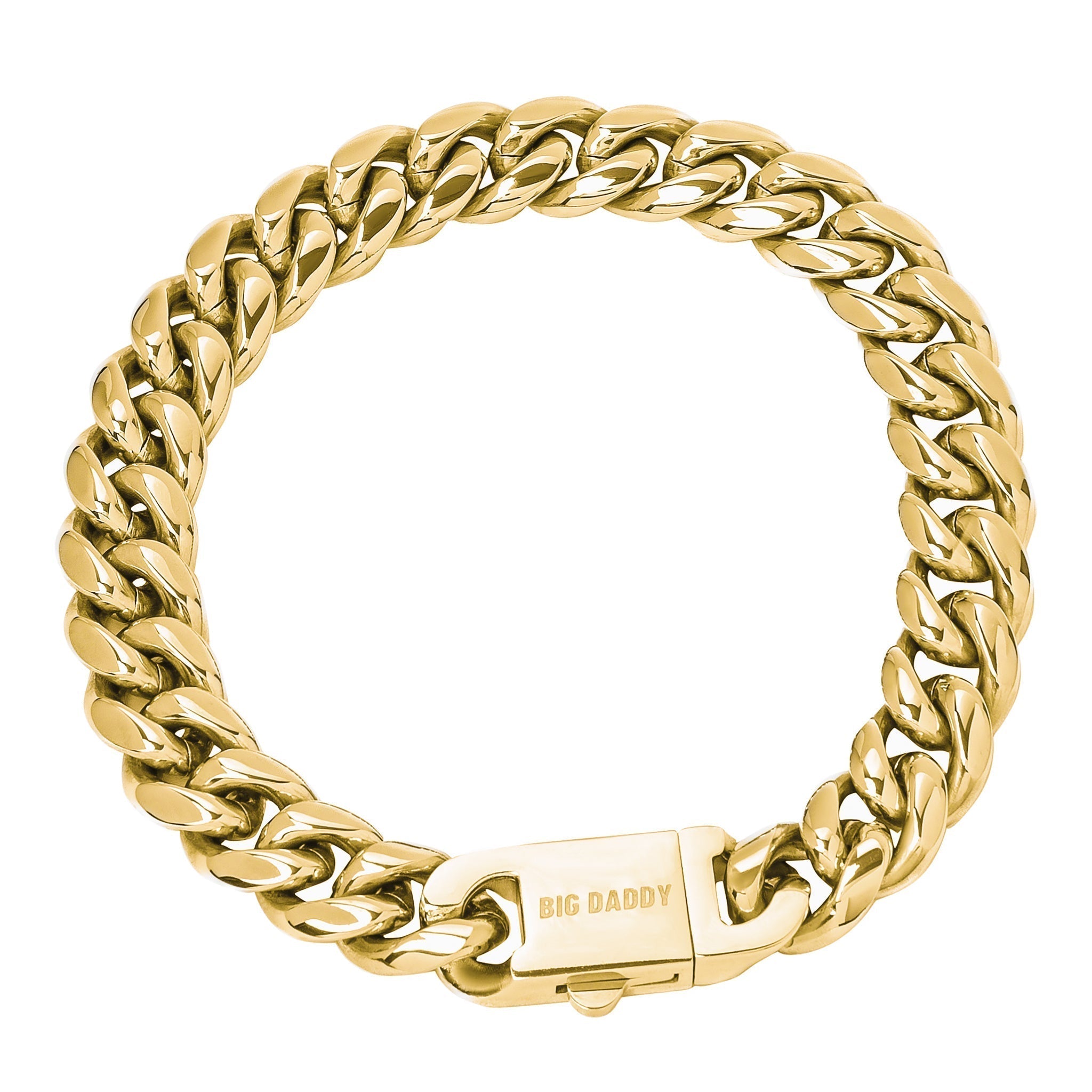 Big Daddy 12MM Cuban Link 18K Gold Bracelet Main image