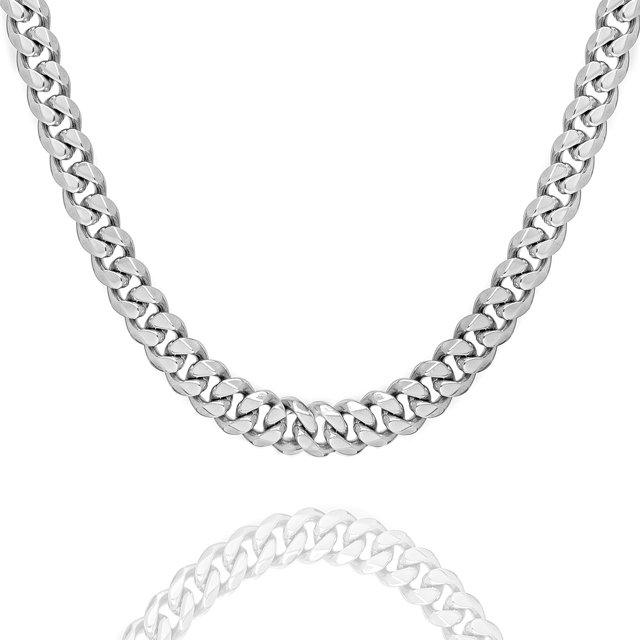 Big Daddy 12 mm Cubaanse schakelketting van roestvrij staal Hoofdafbeelding