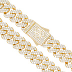 Big Daddy 12MM Full Iced Out Cuban Gold Chain