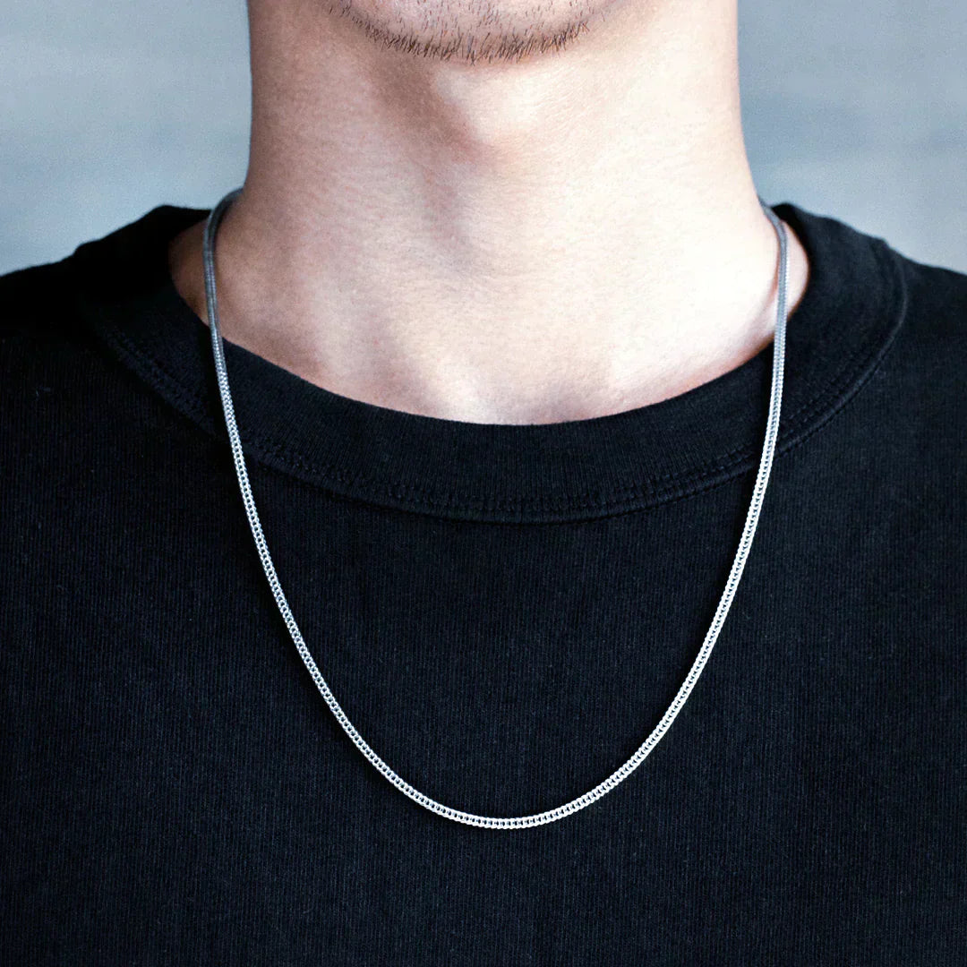 Big Daddy 2.5mm Men's Rope Silver Chain Secundaire afbeelding