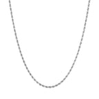 Big Daddy 2.5mm Stainless Steel Silver Rope Chain