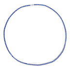 Big Daddy 4MM Silver Blue Tennis Iced Out Chain