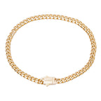 Big Daddy 5MM Cuban Link 18K Gold Bracelet