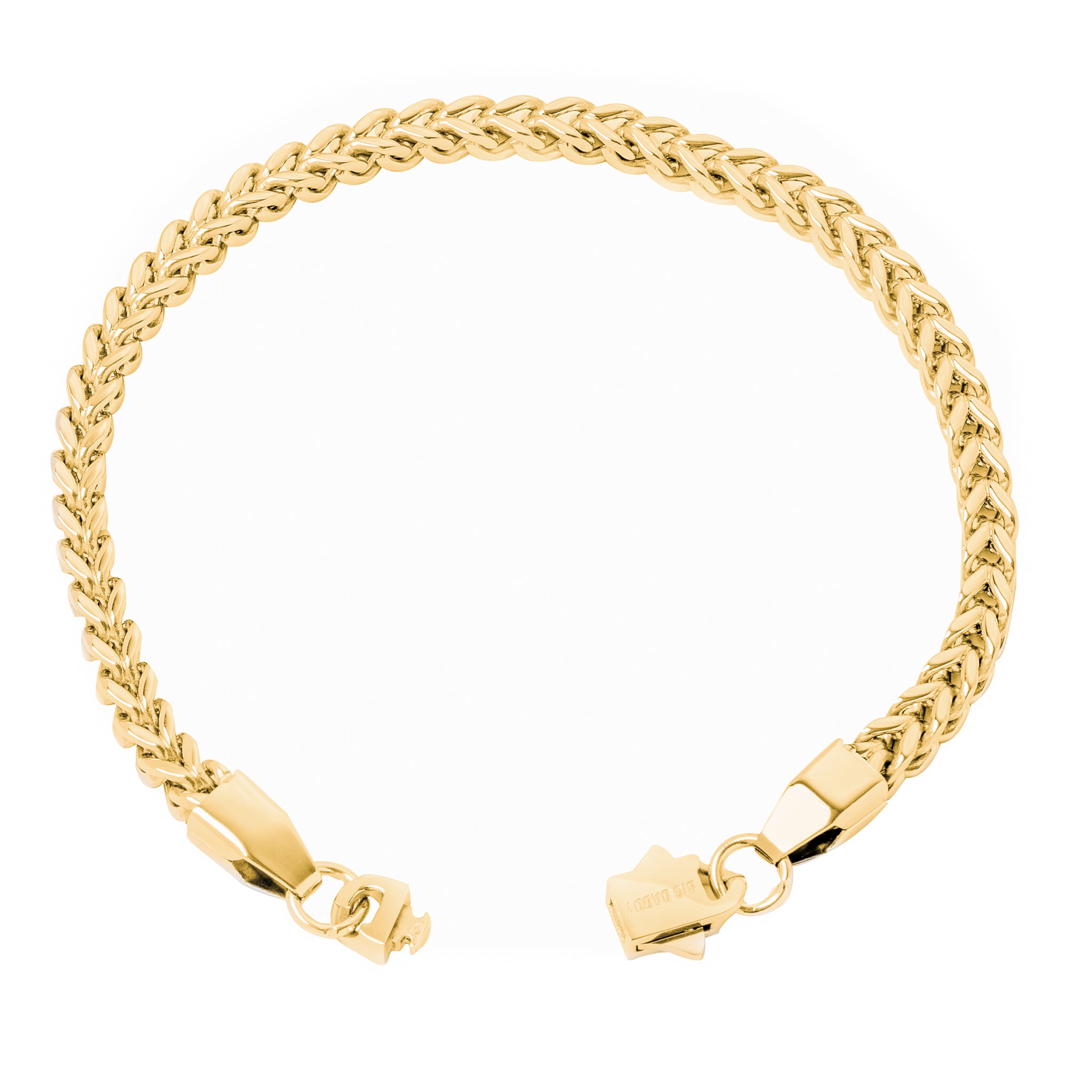 Big Daddy 5MM Gold Cuban Bracelet Hoofdafbeelding