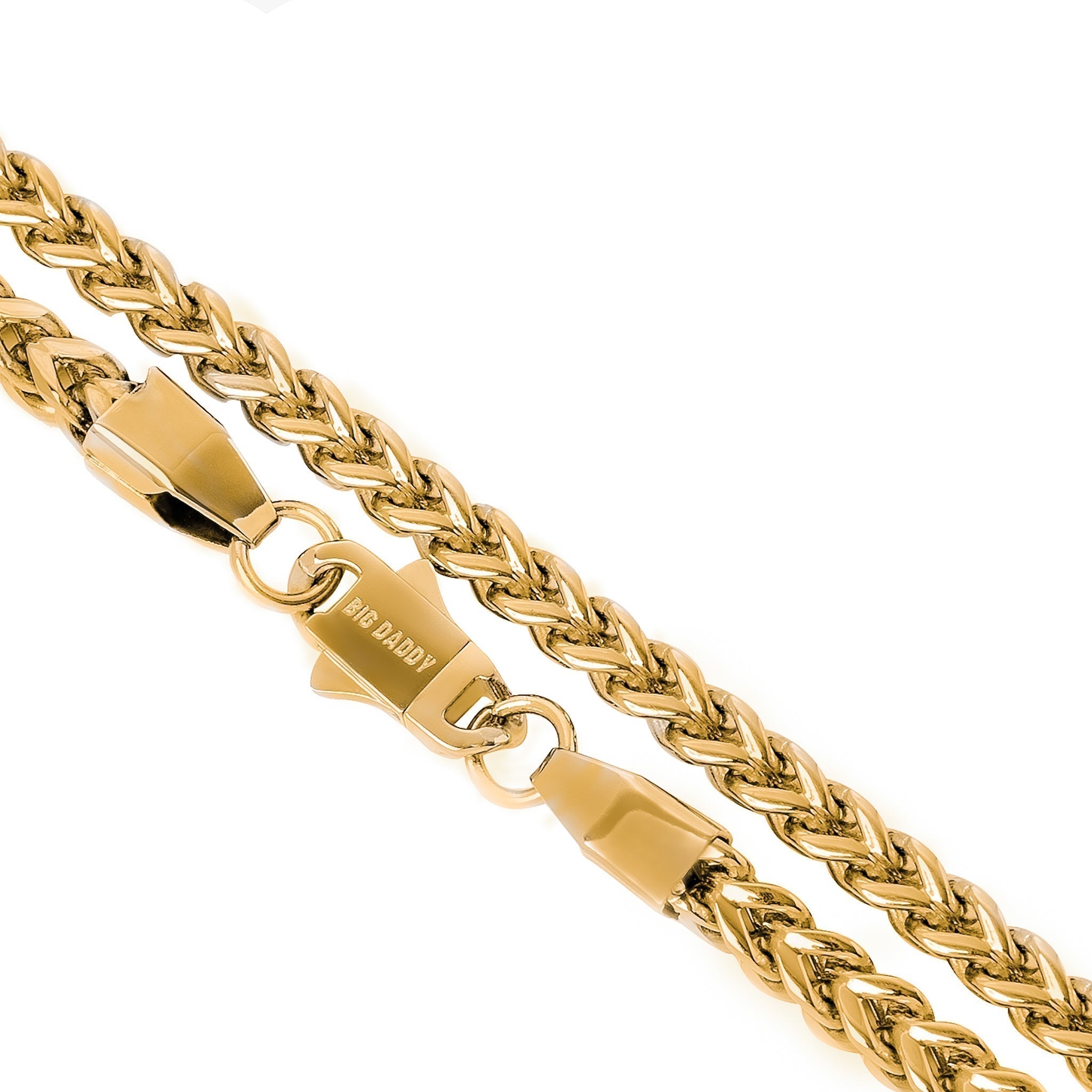 Big Daddy 5MM Gold Rope Chain Secundaire afbeelding