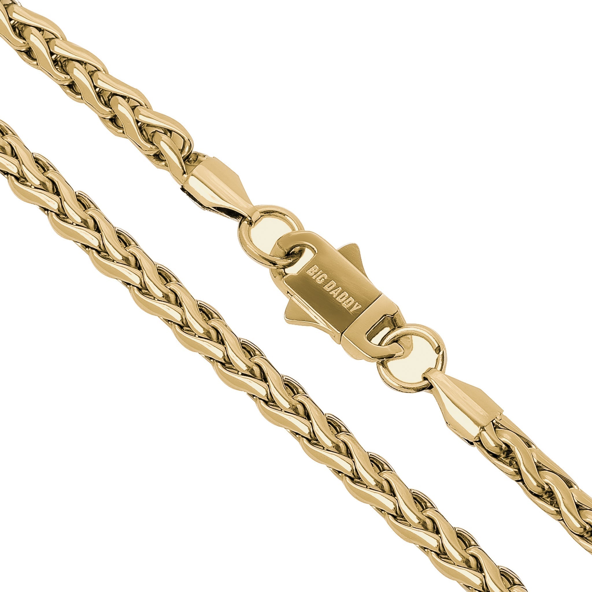 Big Daddy 5MM Gold Spiga Rope Chain Secundaire afbeelding