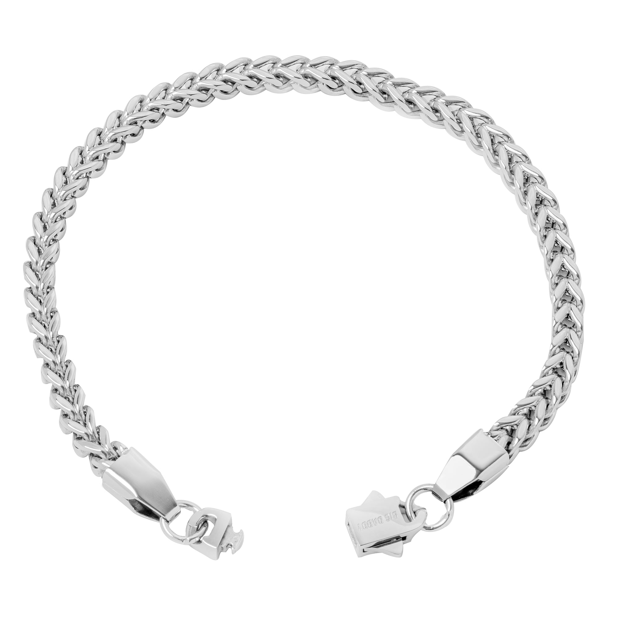 Big Daddy 5MM Silver Cuban Bracelet Secundaire afbeelding