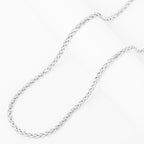 Big Daddy 5MM Silver Steel Spiga Rope Chain