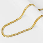 Big Daddy 8MM Bling Curb Cuban Gold Iced Out Chain