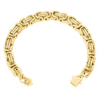 Big Daddy 8MM Byzantine 2.0 Link 18K Gold Bracelet