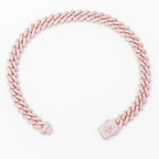 Big Daddy 8MM Cuban Link Rose Gold Iced Out Bracelet