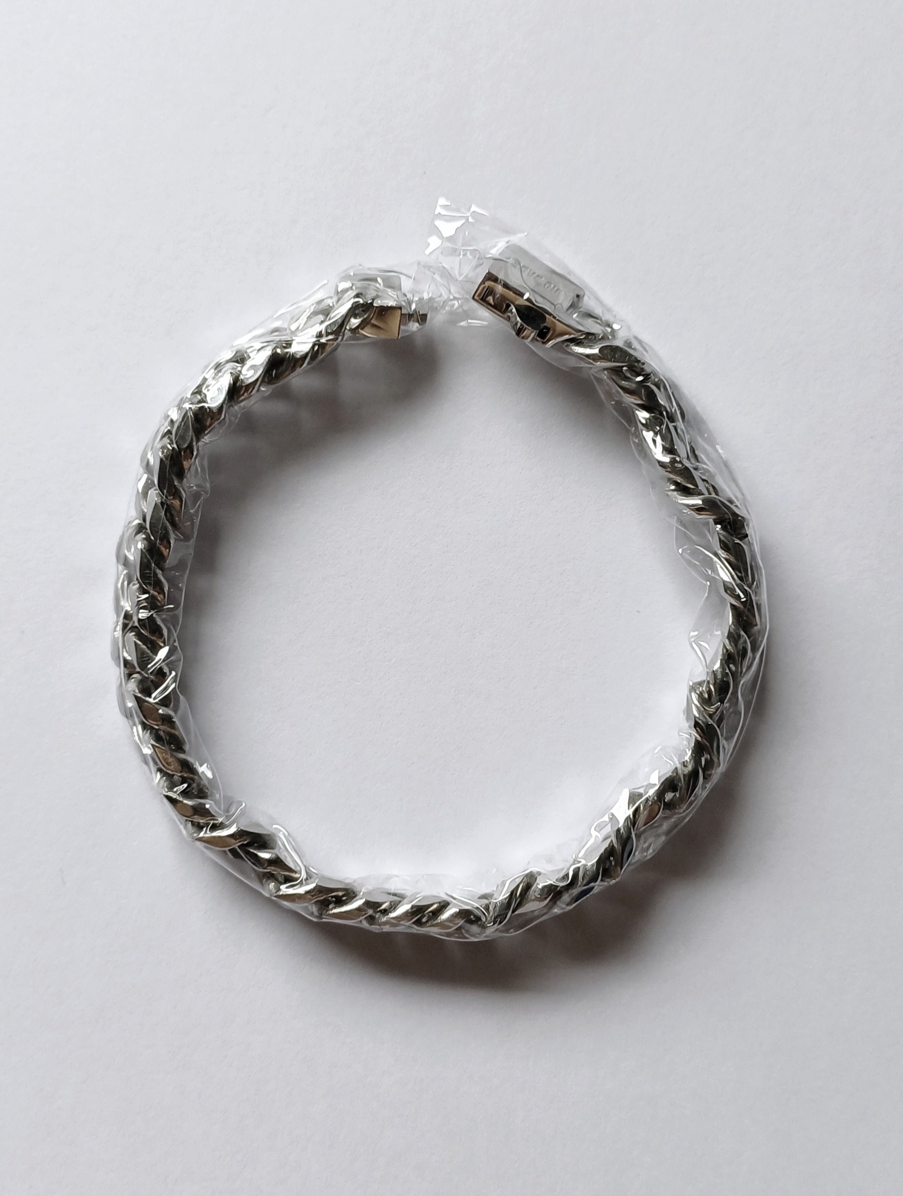 Big Daddy 8 mm Cubaanse schakelarmband van zilver Hoofdafbeelding