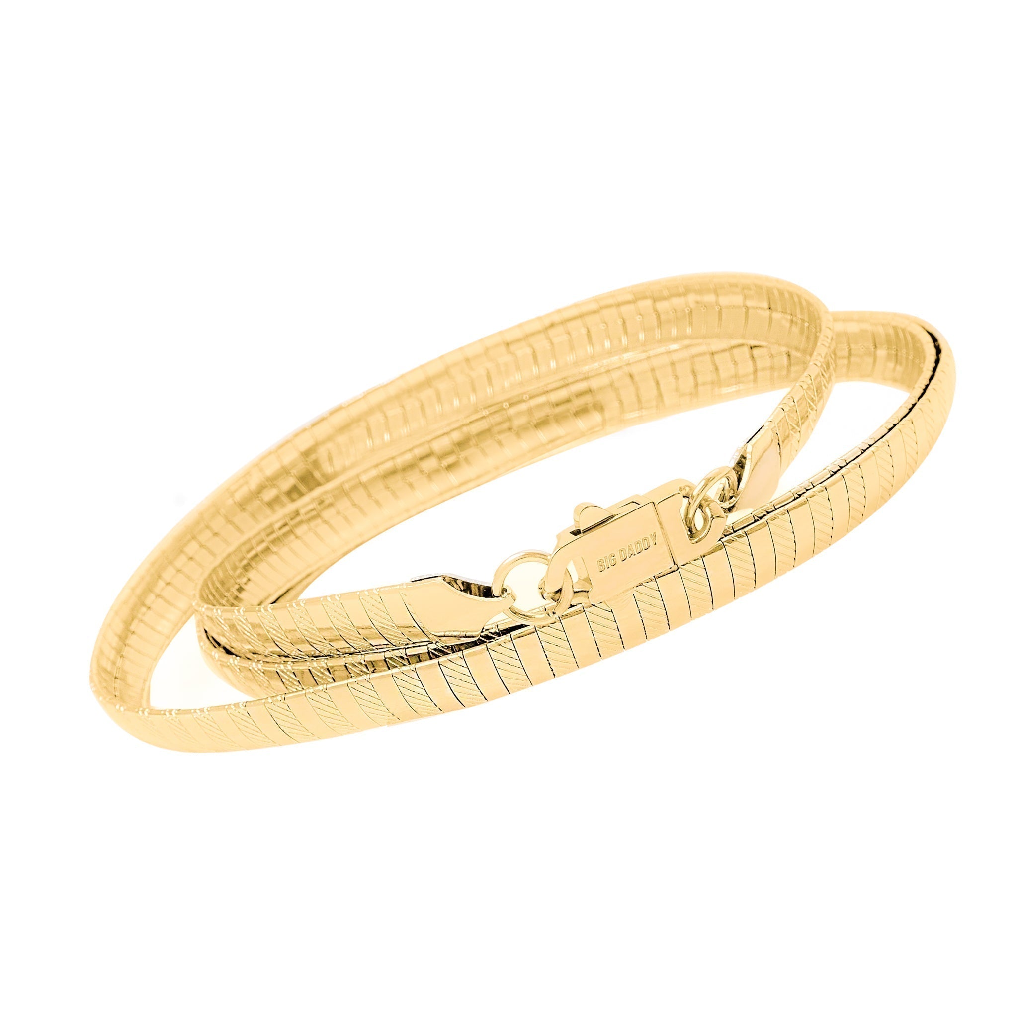 Big Daddy 8MM Gold Omega Chain Secundaire afbeelding