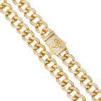 Big Daddy 8MM Iced Cuban Gold Chain