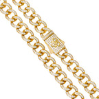 Big Daddy 8MM Iced Cuban Gold Chain