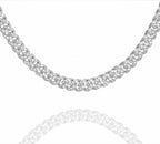 Big Daddy 8MM Iced Out Silver Cuban Link Chain