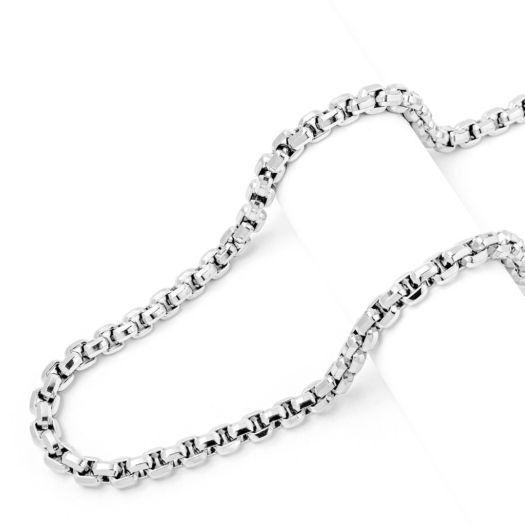 Big Daddy 8MM Silver Steel Franco Box Chain