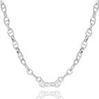 Big Daddy 8MM Silver Steel Mariner Link Chain