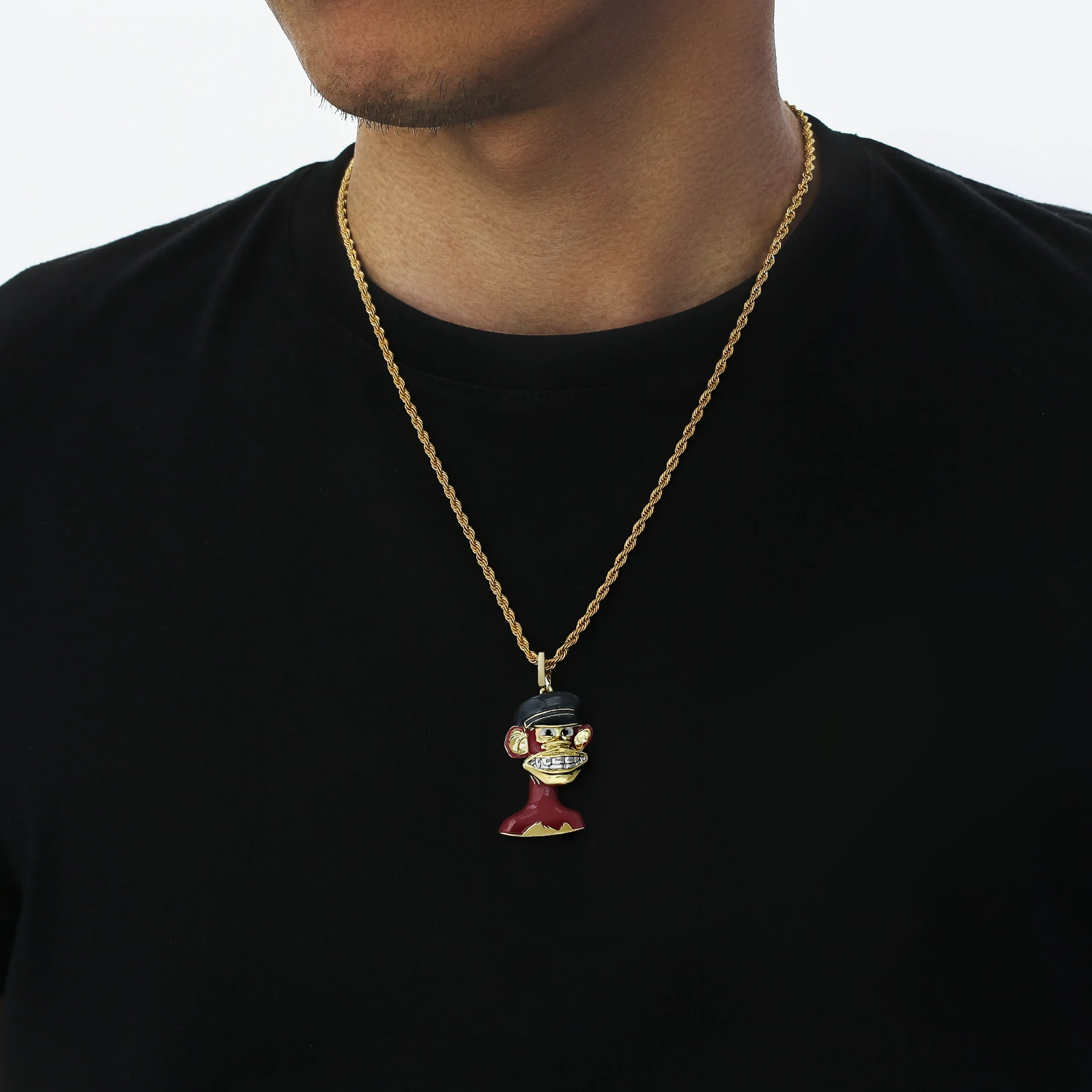 Big Daddy Bored Ape NFT Pendant #6 - Limited edition Secundaire afbeelding