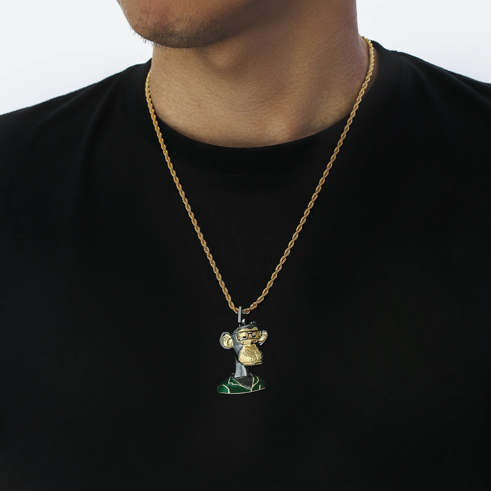 Big Daddy Bored Ape NFT Pendant #9 - Limited edition Secundaire afbeelding