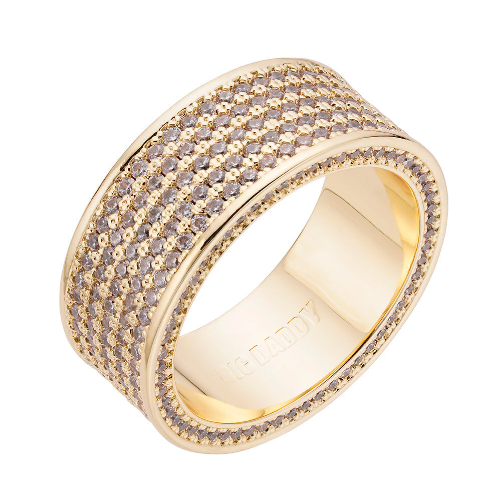 Big Daddy Boujee Diamond Iced Out Ring Hoofdafbeelding