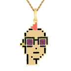 Big Daddy Iced Out Cryptopunk NFT Pendant #2 - Limited edition