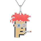 Big Daddy Iced Out Cryptopunk NFT Pendant #5 - Limited edition