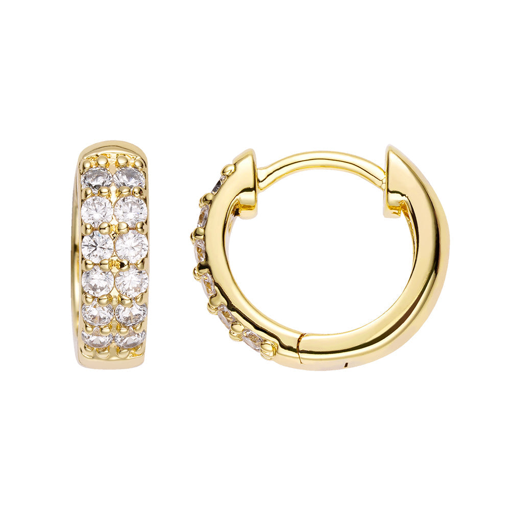 Big Daddy Diamond Loop Iced Out Earring Hoofdafbeelding