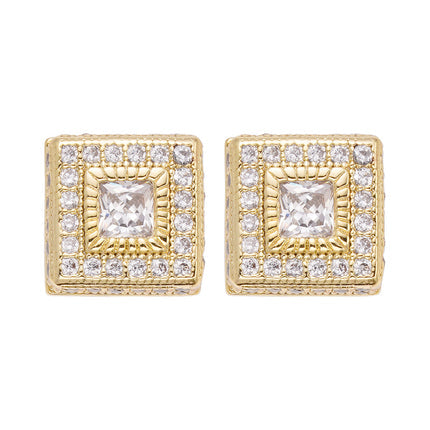 Big Daddy Rebirth Diamond Cut Iced Out Earring Secundaire afbeelding