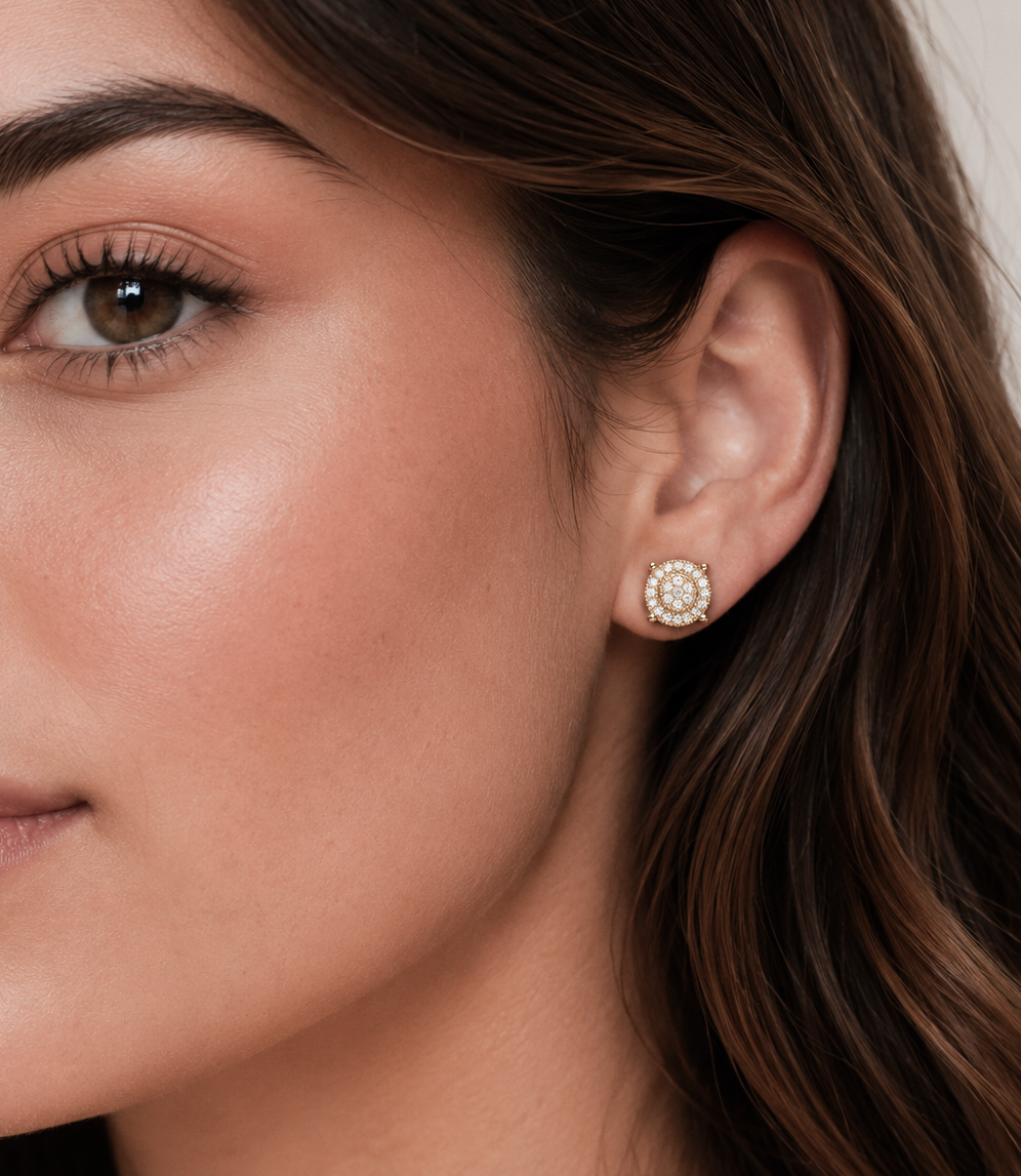Big Daddy Diamond Stud Iced Out Earring