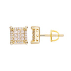 Big Daddy Emerald Cut Iced Out Diamond Earring