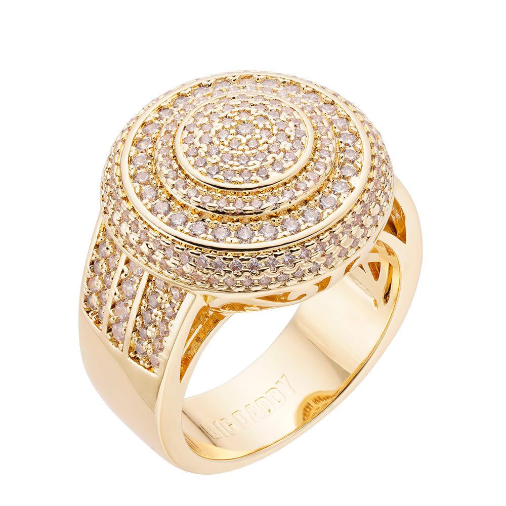 Big Daddy Galaxy Iced Out Diamond Ring Hoofdafbeelding