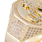 Big Daddy "God" "Allah" Iced Out Diamond Ring