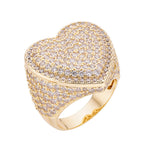 Big Daddy "Heart" Iced Out Ring