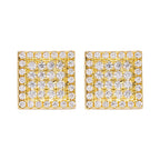 Big Daddy Iced Out Square Earring