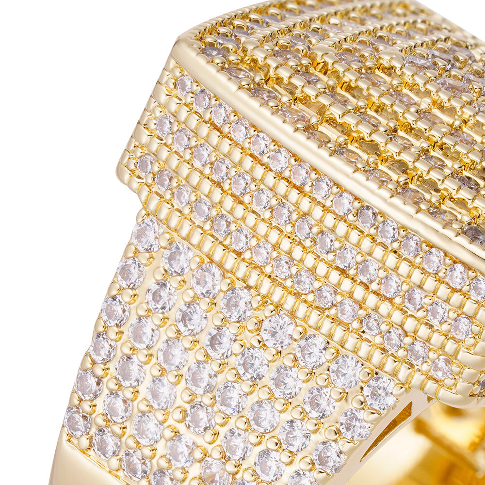 Big Daddy Imperial Iced Out Diamond Ring Secundaire afbeelding