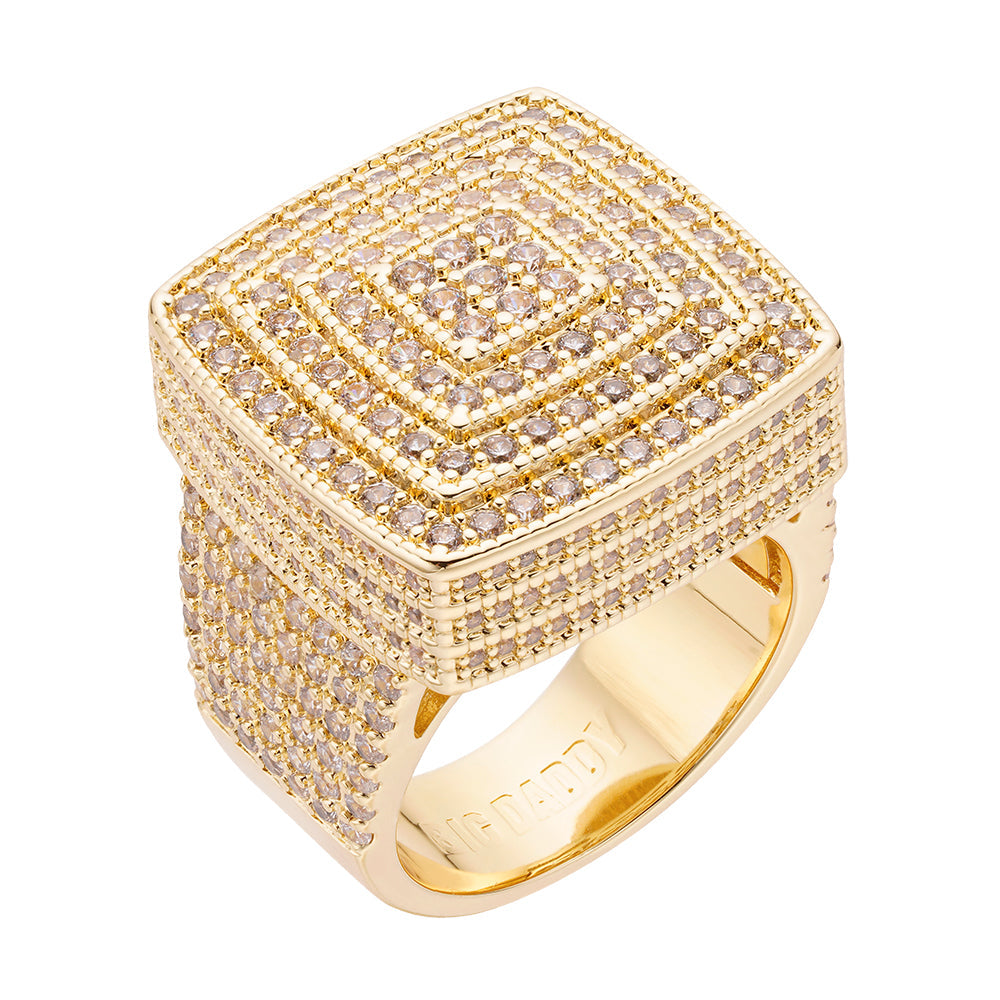 Big Daddy Imperial Iced Out Diamond Ring Hoofdafbeelding