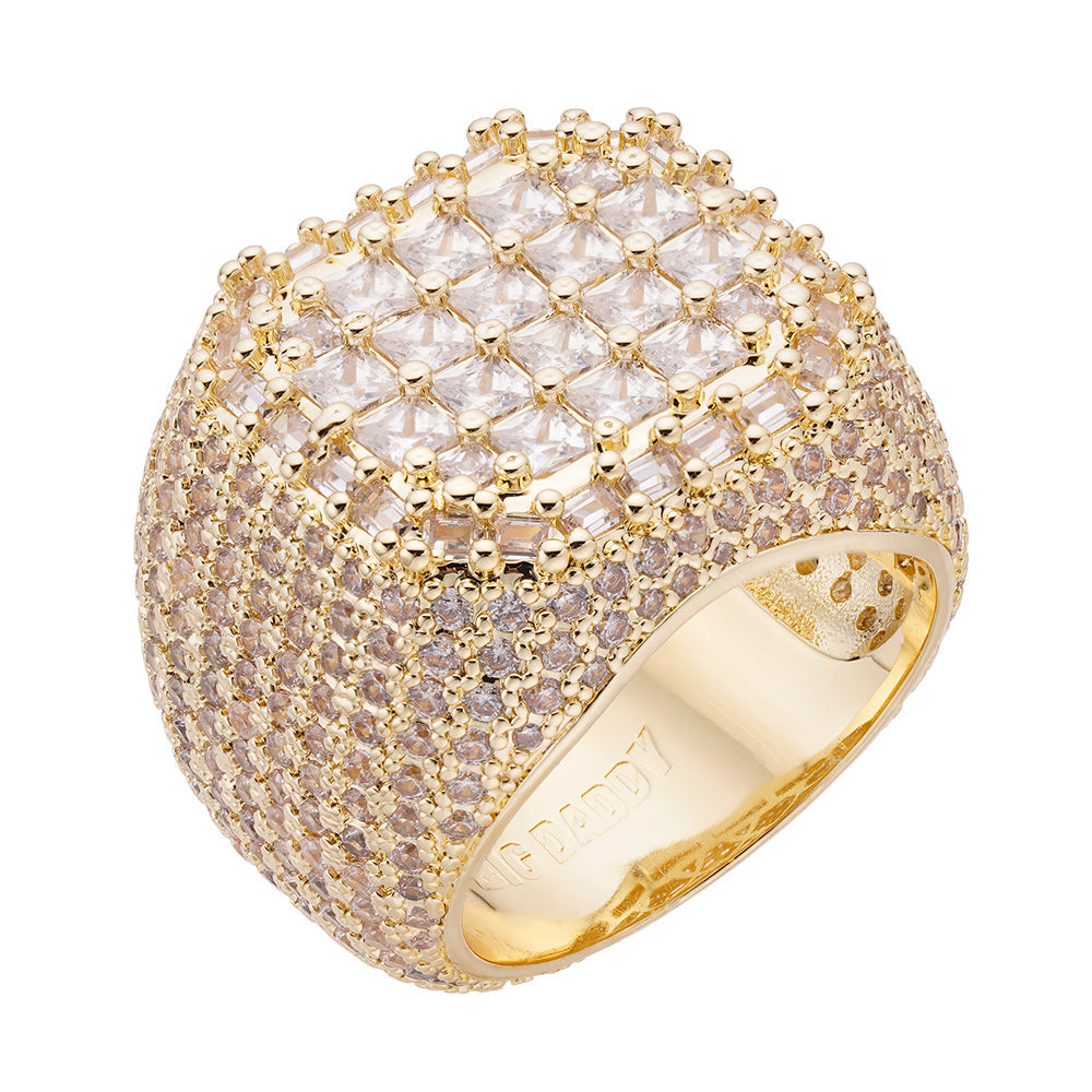 Big Daddy Infinity Iced Out Diamond Ring Hoofdafbeelding