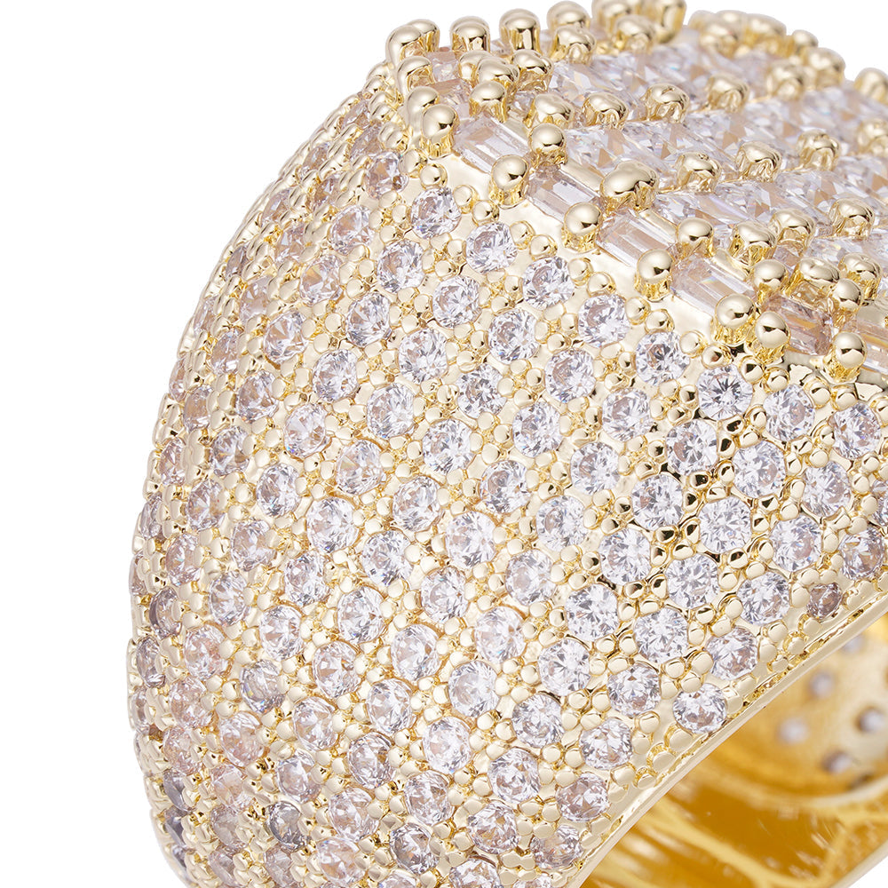 Big Daddy Infinity Iced Out Diamond Ring Secundaire afbeelding